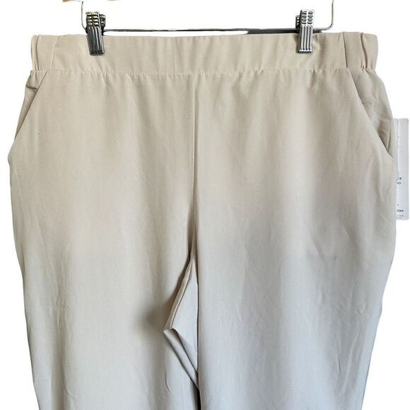 RBX Active Elastic Waist Jogger Lounge Pants Beige - Picture 4 of 9